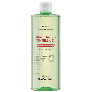 SHINCOSLAB AHA/BHA/PHA CENTELLA 3% SENSITIVE CLEANSING WATER 500ml