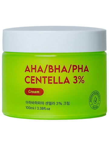 SHINCOS.LAB AHA/BHA/PHA CENTELLA 3% MOISTURE CREAM 100ml